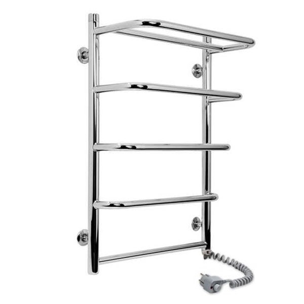 Рушникосушарка електрична Laris Стандарт П5 500х660 з полицею Праве підключення (71207610)