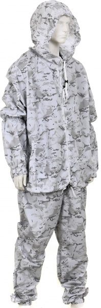Костюм зимний LOGOS маскировочный мультикам белый One size