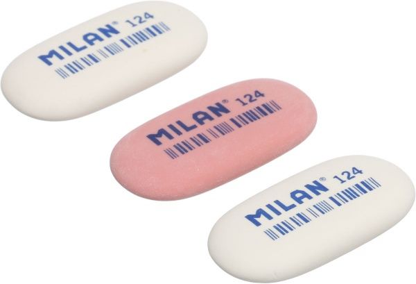 Набор гумок для олівців ml.124 3 шт.