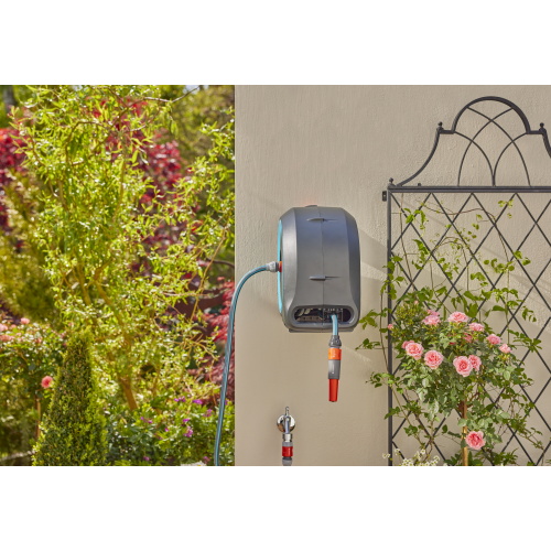 Котушка для шланга Gardena Dual Hose Box настінна/наземна 11 мм 25 м