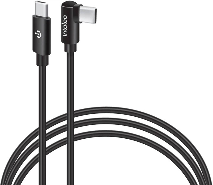 Кабель Intaleo SilkLink Arc 60W Type-C to Type-C 1,2 м черный (SilkLink Arc 60W) — фото 1