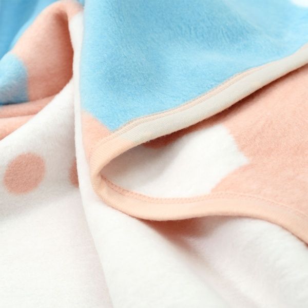 Плед покривало Baby Гіпо 90x120 см рожевий IDEIA 