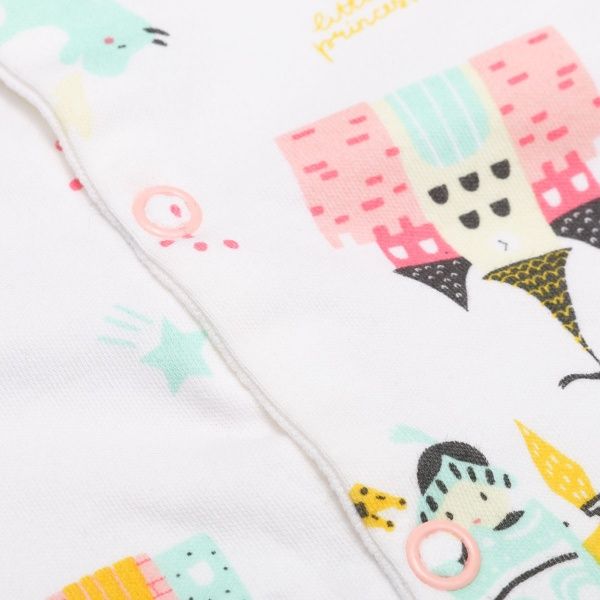 Комбинезон детский ТМ Софія Princess р.80 белый с розовым 220180 