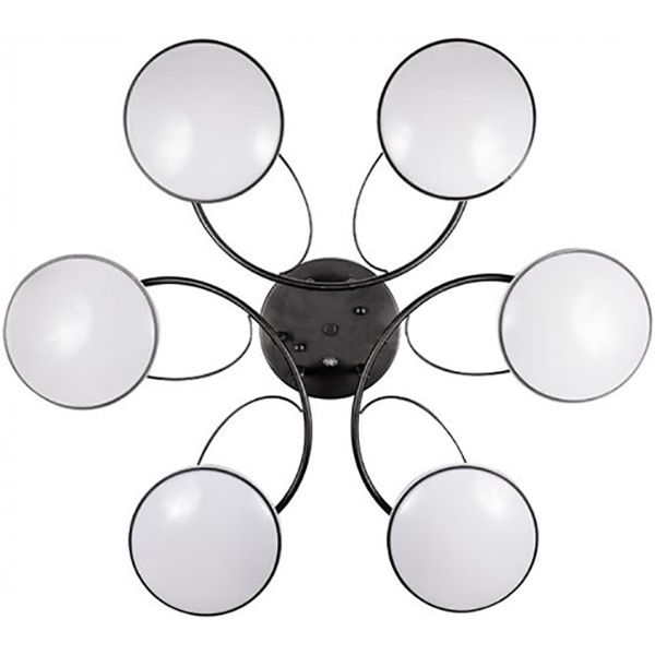 Люстра светодиодная Светкомплект Deco M600 6x16 Вт черный 