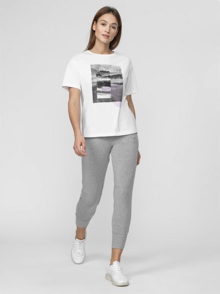 Футболка 4F D4L21-TSD210-10S р.XS белый