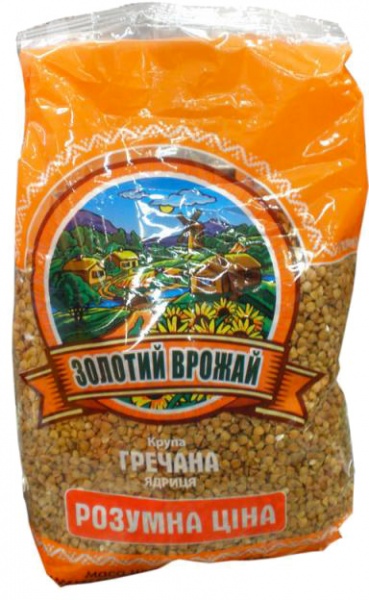 Крупа гречневая Золотой урожай 4820211661403 
