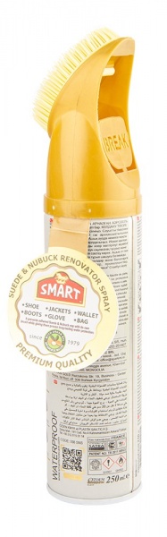 Спрей-краска Smart для восстановления замши и нубука прозрачный 250 мл