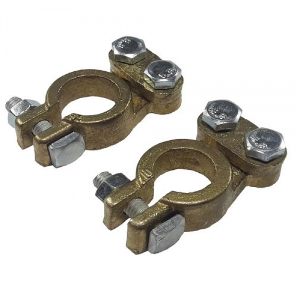 Клеми для акумулятора ЕМТ з пластиною латунь 30-6901 