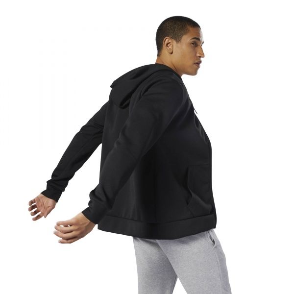 Джемпер Reebok WOR MEL DBL KN FZ H DP6166 р. XL черный