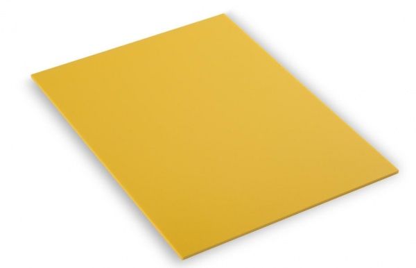 Лист ПВХ вспененный Onduclair 500х500х3 мм желтый