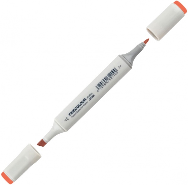 Маркер спиртовий FINECOLOUR Sketch EF100-214 червонувато-помаранчевий 