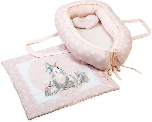 Кокон-переноска Baby Veres Summer Bunny pink 