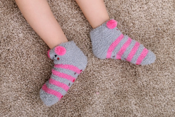 Носки для девочек Maxwin KIDS Страйп р.29-31 серо-розовый 