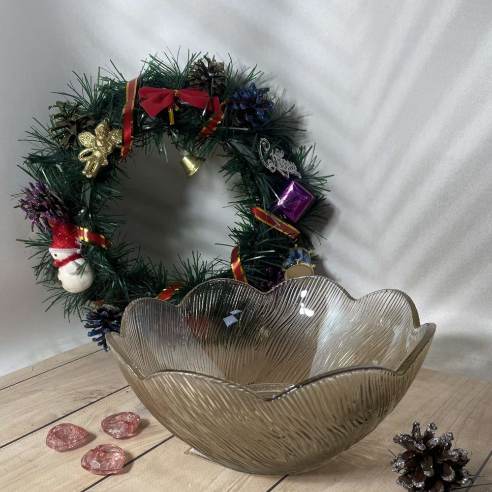 Салатник Helios Violet 22 см коричневый W807C