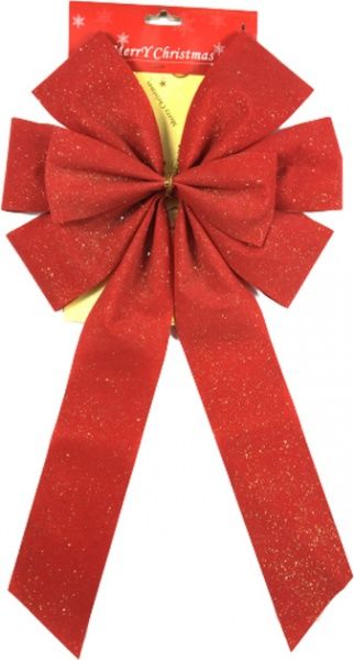 Декорация новогодняя Бант 23 см W20-N8146C/1 