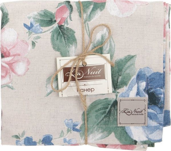 Ранер Шарлота Троянди 140x40 см бежевий La Nuit 