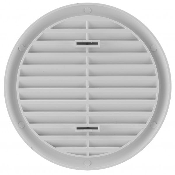 Гратка для вентиляції MiniMax 2101 d140 мм пластик білий 