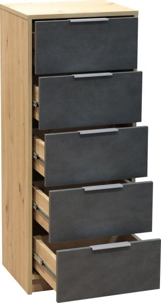 Комод Матера 440х354х1080 мм дуб артизан/матера 