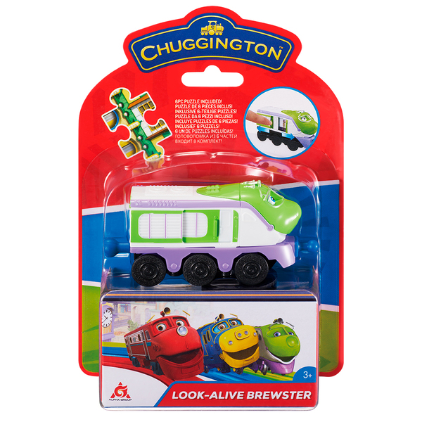 Паровозик Chuggington Коко с механической функцией и пазлом EU890303