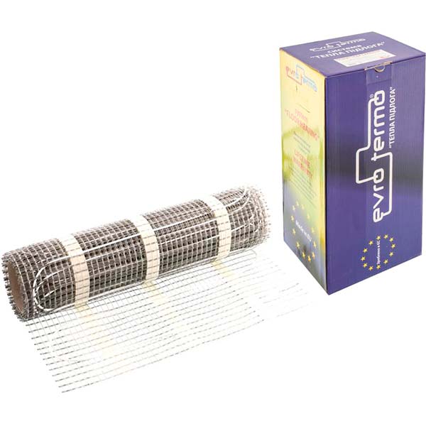 Нагрівальний мат Evro-Termo 1200 Вт, 8 кв. м.