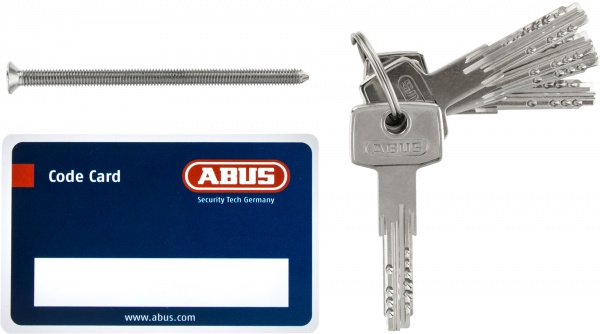Цилиндр Abus D15 50x40 ключ-ключ 90 мм матовый никель 2240631713018