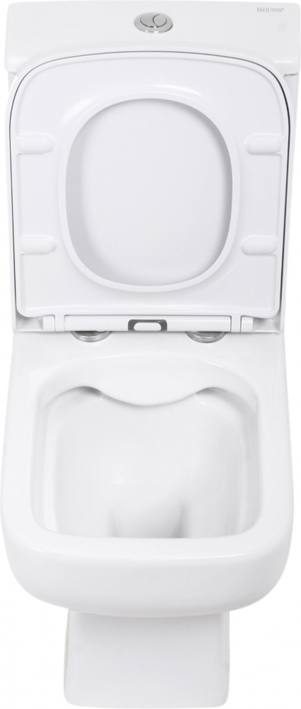 Унитаз-компакт Water House Cube rimless, сид. дюропласт soft-close