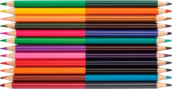 Олівці кольорові 12 шт. 24 кольори 87710 Art Centrum