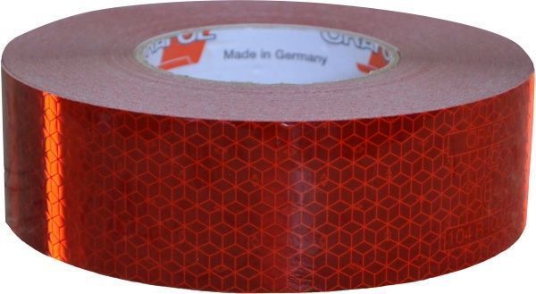 Лента светоотражающая ORAFOL для грузовых полуприцепов красная 921032