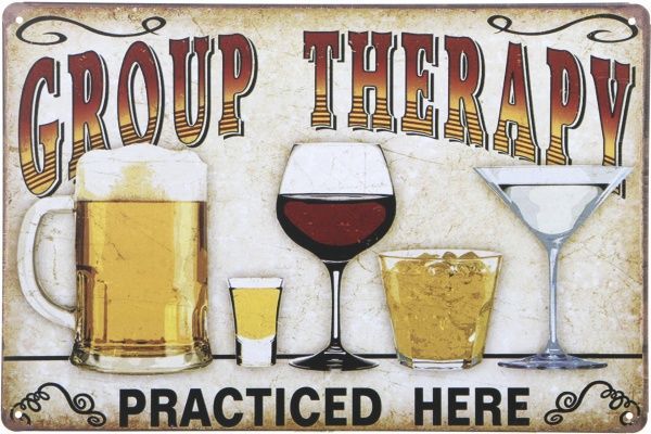 Табличка сувенирная Therapy 20х30 см