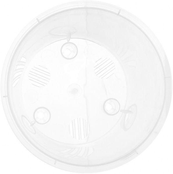 Горшок пластиковый Santino Арте круглый 0,6л прозрачный 