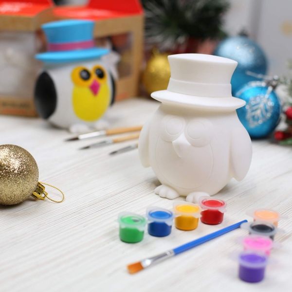 Набір для творчості скарбничка-розмальовка Пінгвін Річ-Ленд 