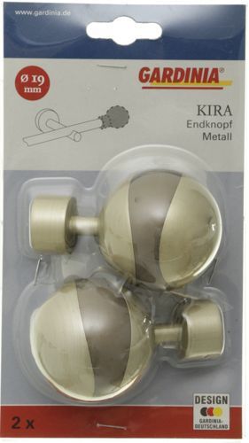 Наконечник Gardinia Kira Орбіт d19 мм шампань 2 шт. 