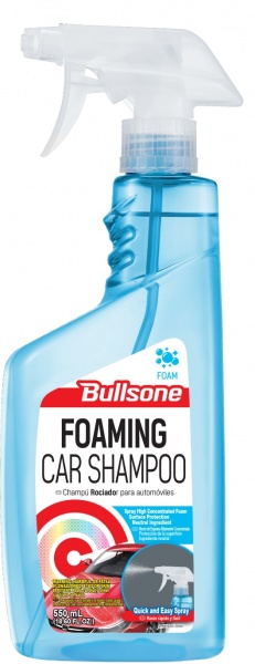 Автошампунь-поліроль BULLSONE FOAMING 550 мл