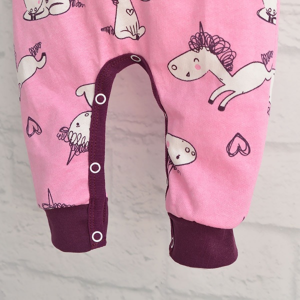 Ромпер для девочки Blanka Единорожка р.80 розовый 110351 