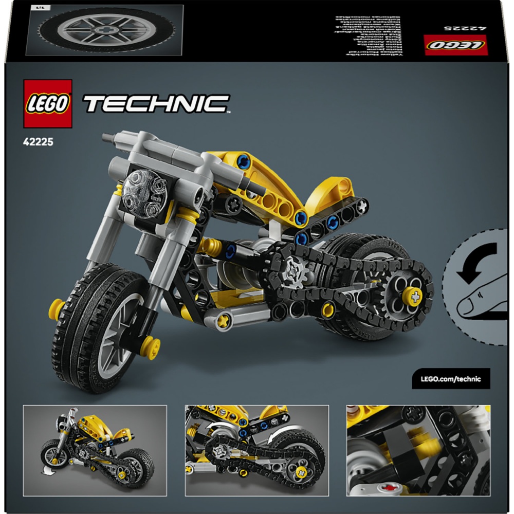 Конструктор LEGO Technic Желтый мотоцикл 42225