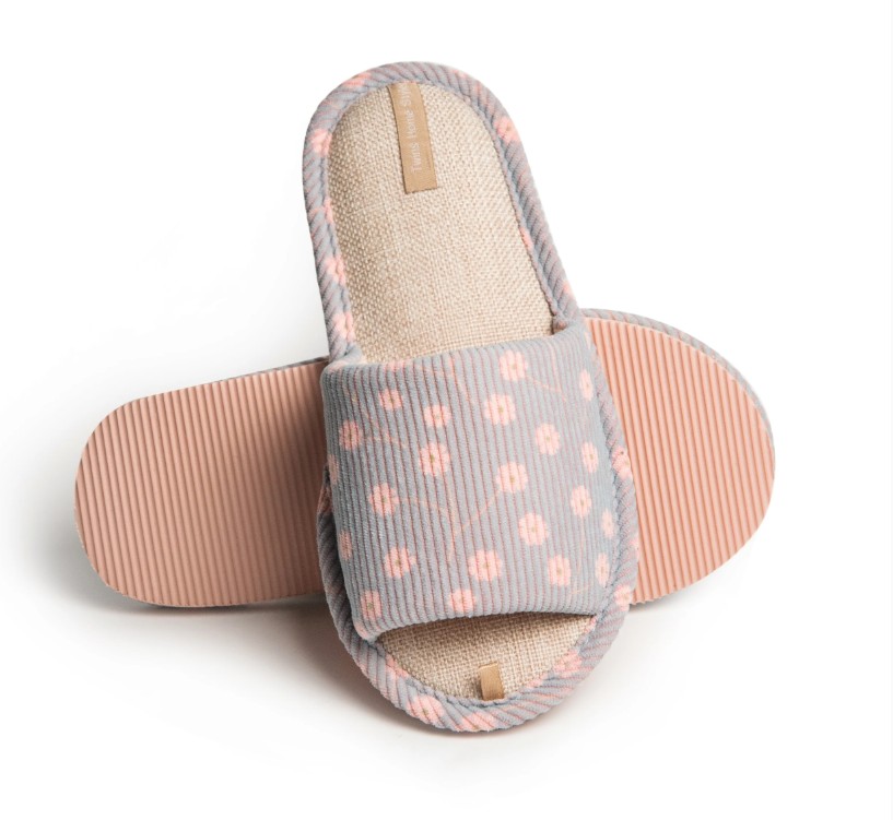 Капці домашні Twins HS-VL вельвет р.38/39 блакитний