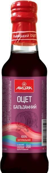 Уксус Akura бальзамический 6% натуральный 200 мл