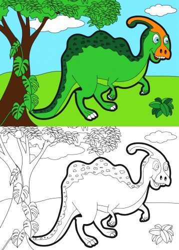 Раскраска «динозавры» 4402647021268