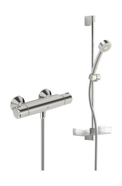 Термостат для душа Oras Nova с душевым комплектом Apollo ECO 9472U