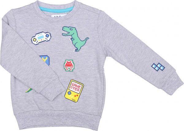 Свитшот 5.10.15. 1F3905 р.98 меланж 