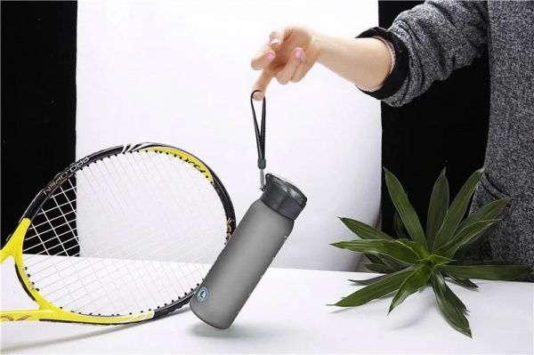 Пляшка для води 600 мл Casno сірий KXN-1196_Grey