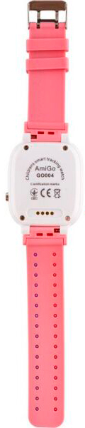 Смарт-часы AmiGo GO004 Splashproof Camera + LED pink