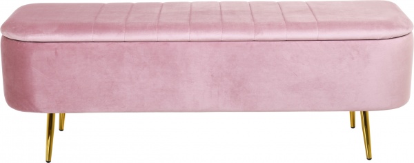 Сундук-пуф Christian пудровый 120х38х42 см 