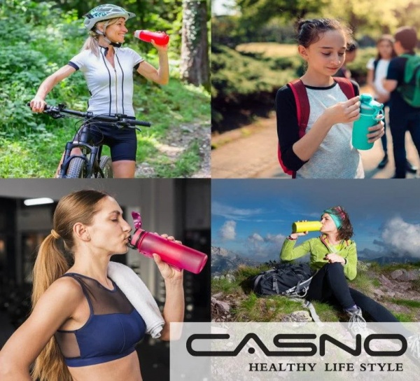 Пляшка спортивна 750 мл Casno зелений KXN-1226_Green