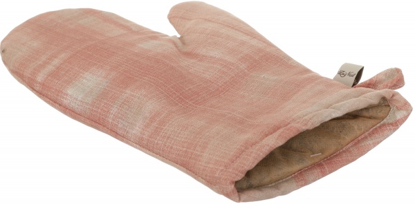 Прихватка-рукавиця Paris Клітинка 18x31 см теракот La Nuit 