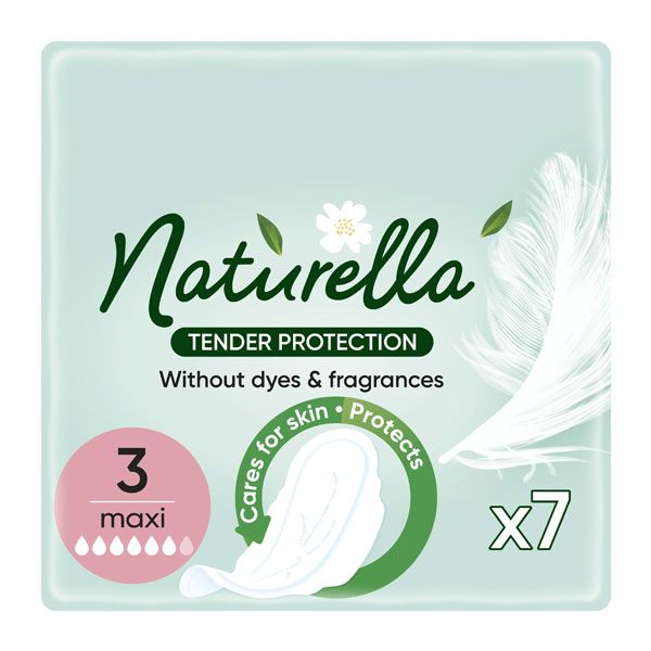 Прокладки гігієнічні Naturella Ніжний Захист Maxi (Розмір 3) 7 шт.
