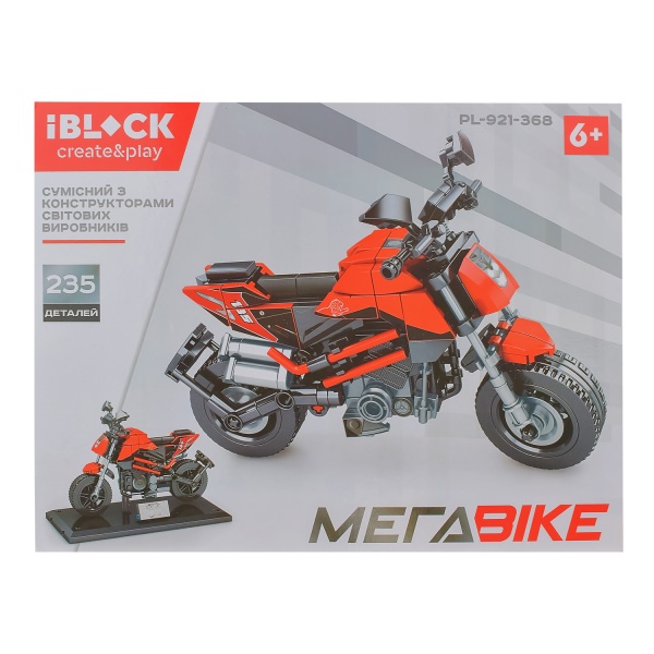 Конструктор Iblock мотоцикл PL-921-368