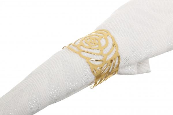 Набір кілець для серветок Golden Flower 6 шт