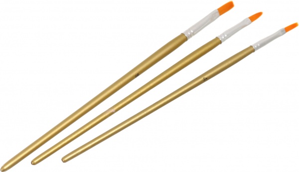 Набір пензлів синтетичних 3 шт. Nota Bene 