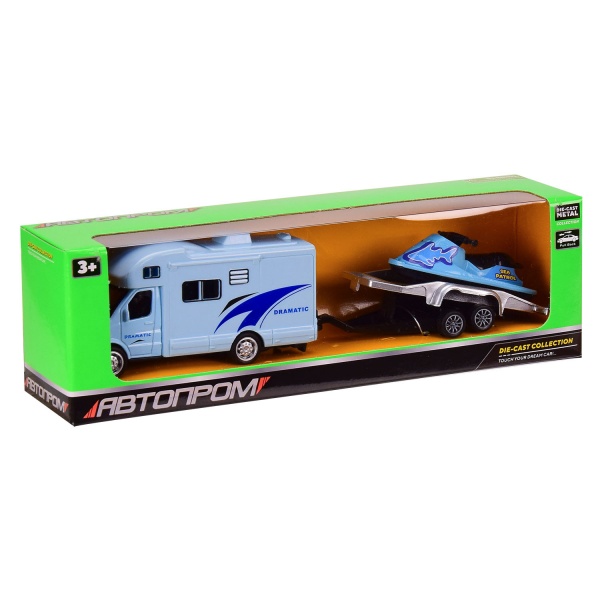 Набор Автопром Машина с прицепом 1:50 7412